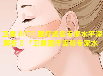 卫康 🐒 医疗美容专家水平深度解析 ☘ 「卫康医疗美容专家水平深度解析怎么样」